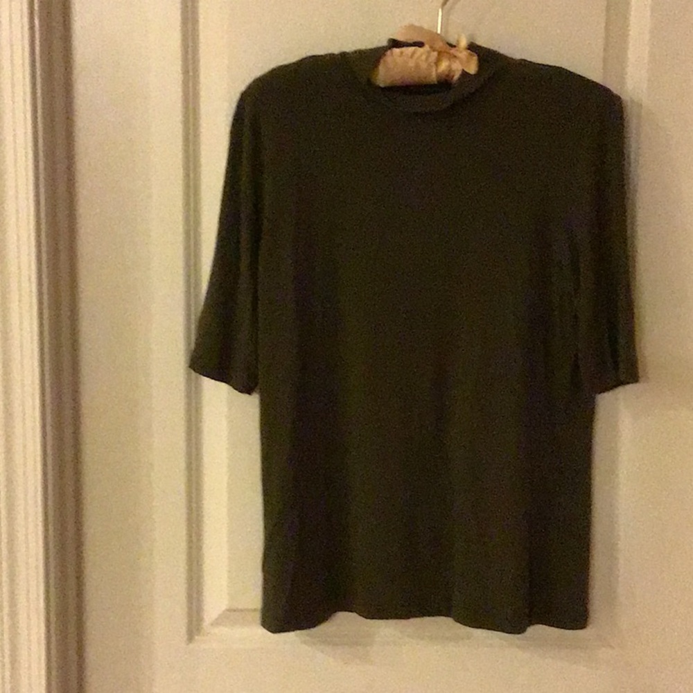 Tahari Olive Green Top